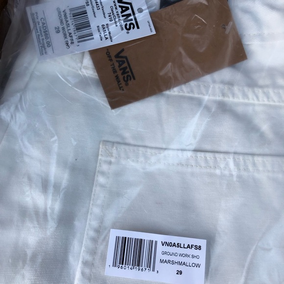 NWT Vans Ground Work Shorts - Picture 10 of 16
